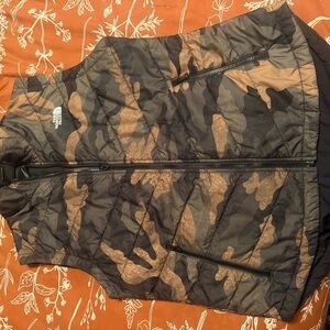 North Face Camo Vest